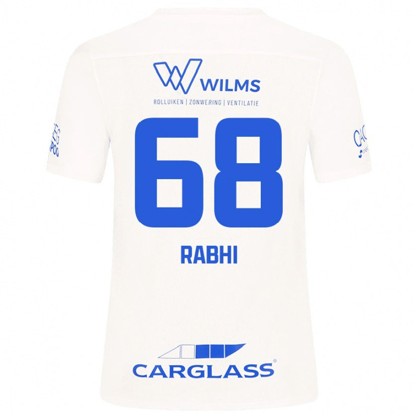 Danxen Herren Ayman Rabhi #68 Weiß Auswärtstrikot Trikot 2024/25 T-Shirt Schweiz