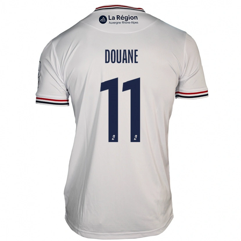 Danxen Herren Maïdine Douane #11 Weiß Auswärtstrikot Trikot 2024/25 T-Shirt Schweiz