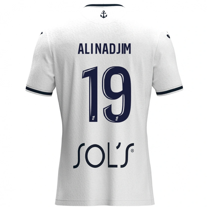 Danxen Herren Nadjma Ali Nadjim #19 Weiß Dunkelblau Auswärtstrikot Trikot 2024/25 T-Shirt Schweiz