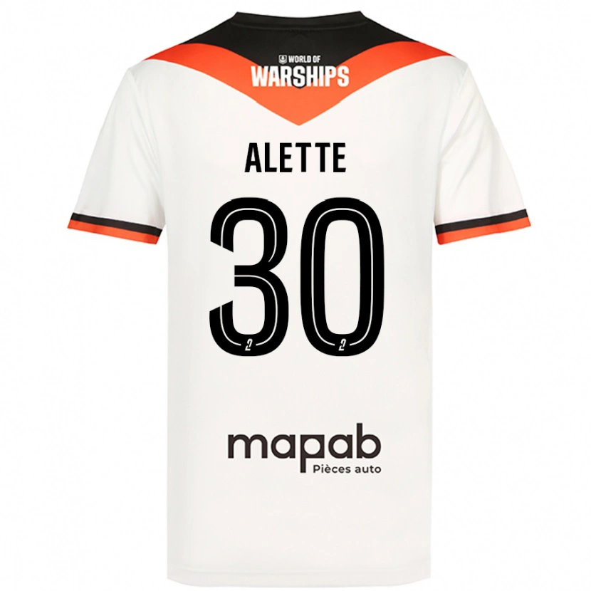 Danxen Herren Gaël Alette #30 Weiß Auswärtstrikot Trikot 2024/25 T-Shirt Schweiz