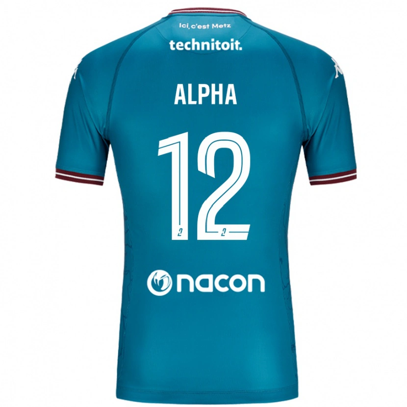 Danxen Herren Alpha Touré #12 Blau Petrol Auswärtstrikot Trikot 2024/25 T-Shirt Schweiz