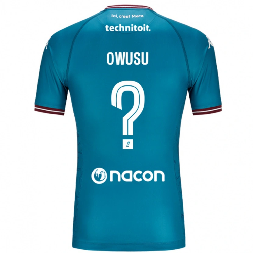 Danxen Herren Ryan Owusu #0 Blau Petrol Auswärtstrikot Trikot 2024/25 T-Shirt Schweiz