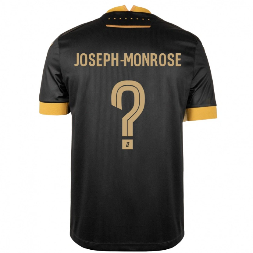 Danxen Herren Florian Joseph-Monrose #0 Schwarz Braun Auswärtstrikot Trikot 2024/25 T-Shirt Schweiz