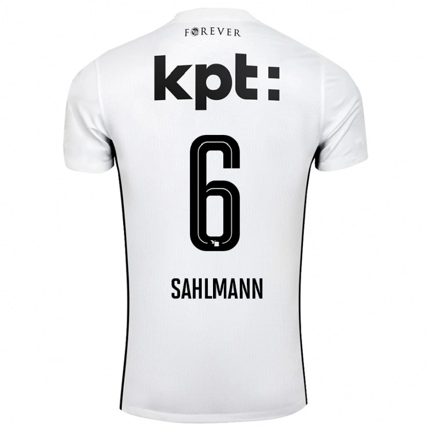 Danxen Herren Henrike Sahlmann #6 Weiß Schwarz Auswärtstrikot Trikot 2024/25 T-Shirt Schweiz