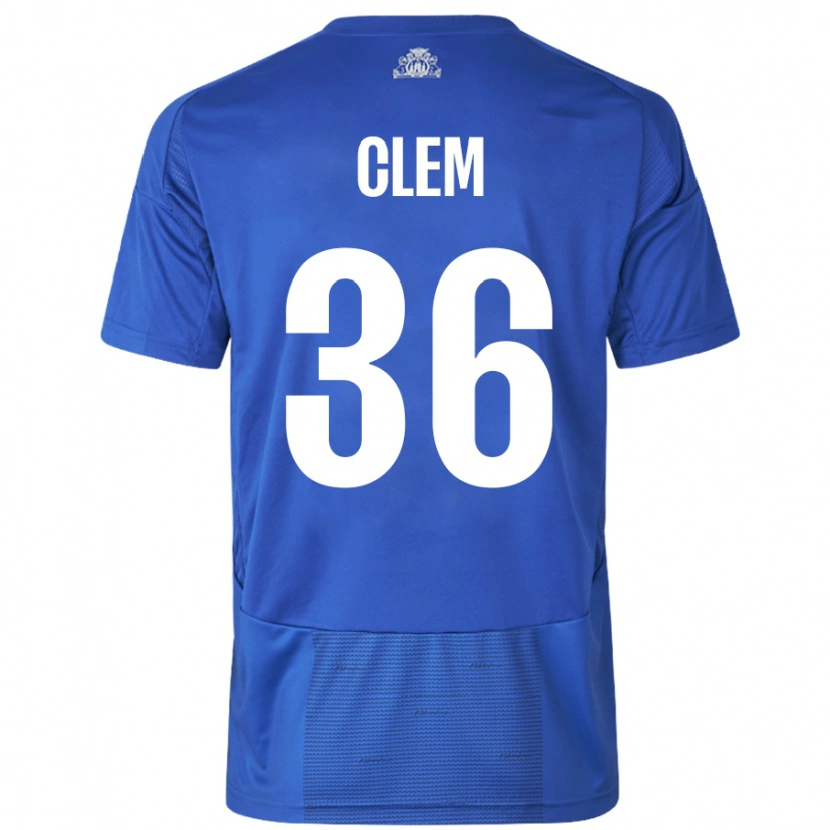 Danxen Herren William Clem #36 Weiß Blau Auswärtstrikot Trikot 2024/25 T-Shirt Schweiz