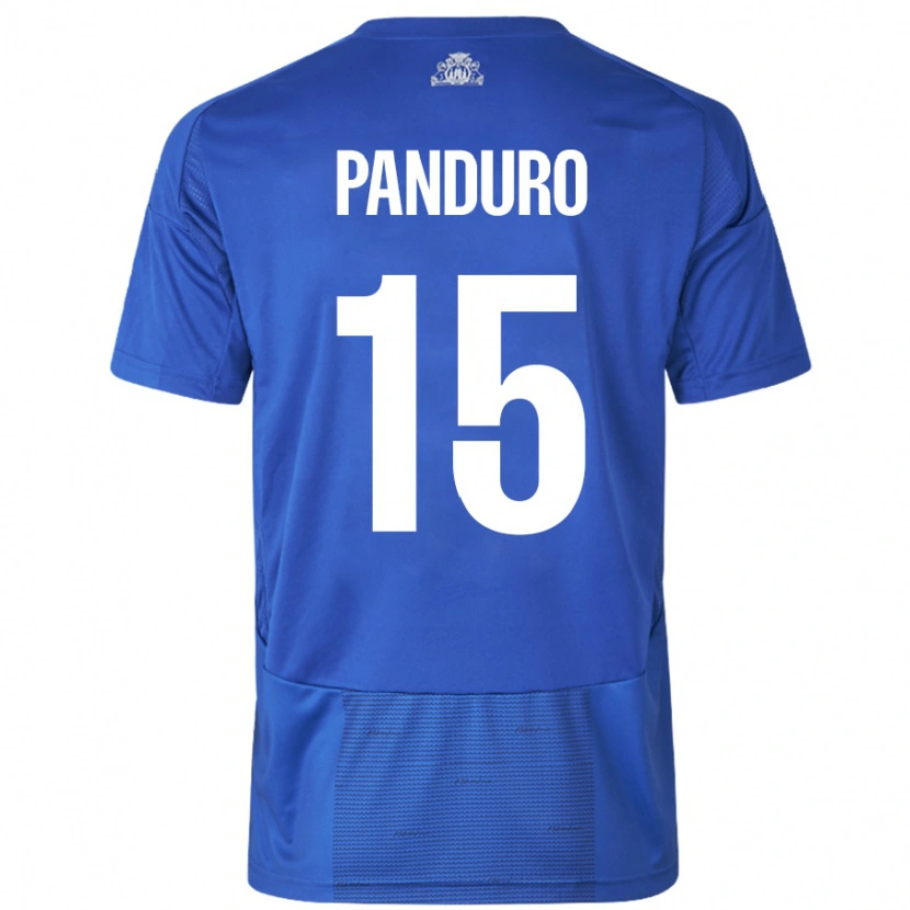 Danxen Herren Tristan Panduro #15 Weiß Blau Auswärtstrikot Trikot 2024/25 T-Shirt Schweiz