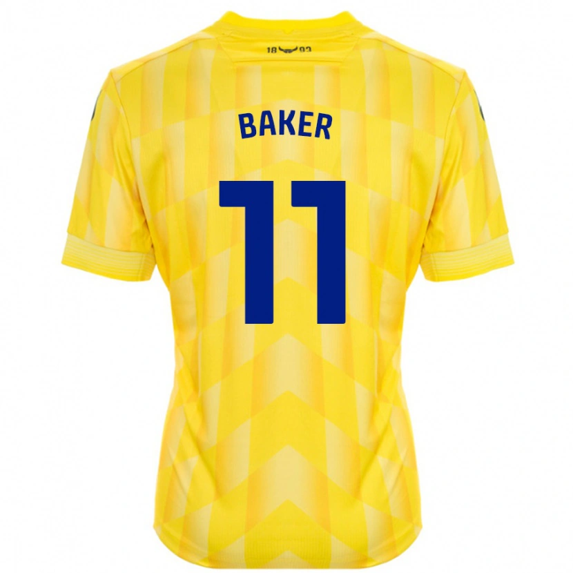 Danxen Damen Sophie Baker #11 Gelb Heimtrikot Trikot 2024/25 T-Shirt Schweiz