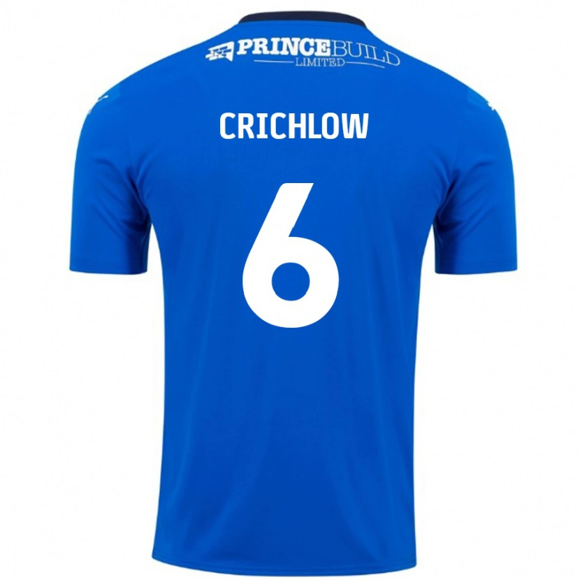 Danxen Damen Romoney Crichlow #6 Blau Weiß Heimtrikot Trikot 2024/25 T-Shirt Schweiz