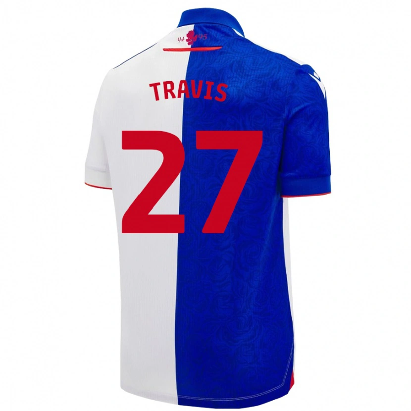 Danxen Damen Lewis Travis #27 Himmelblau Weiß Heimtrikot Trikot 2024/25 T-Shirt Schweiz