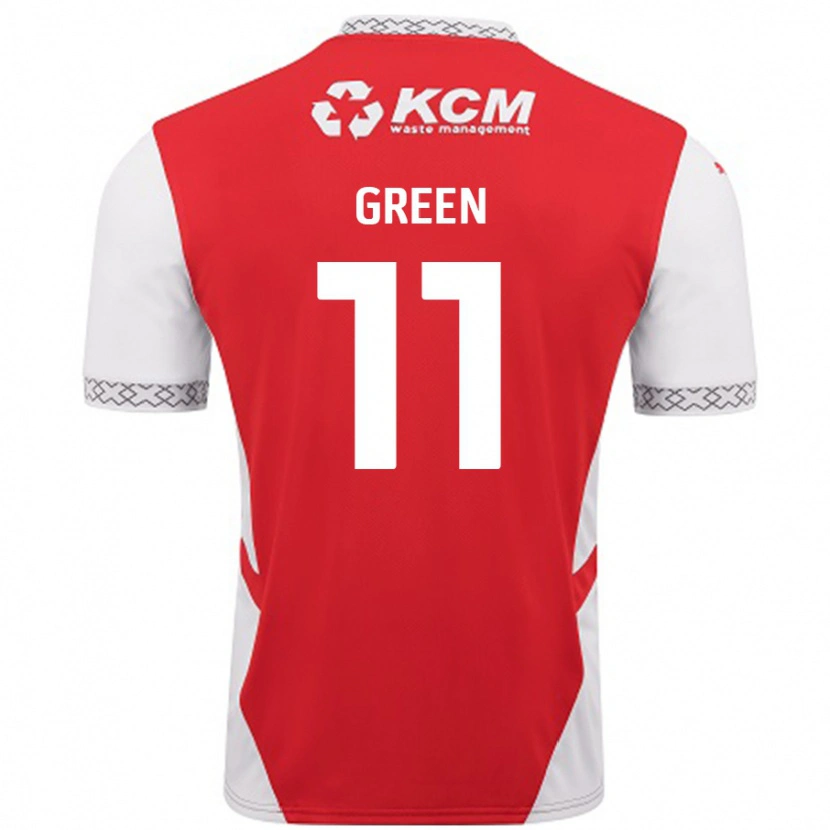 Danxen Damen Andre Green #11 Rot Weiß Heimtrikot Trikot 2024/25 T-Shirt Schweiz