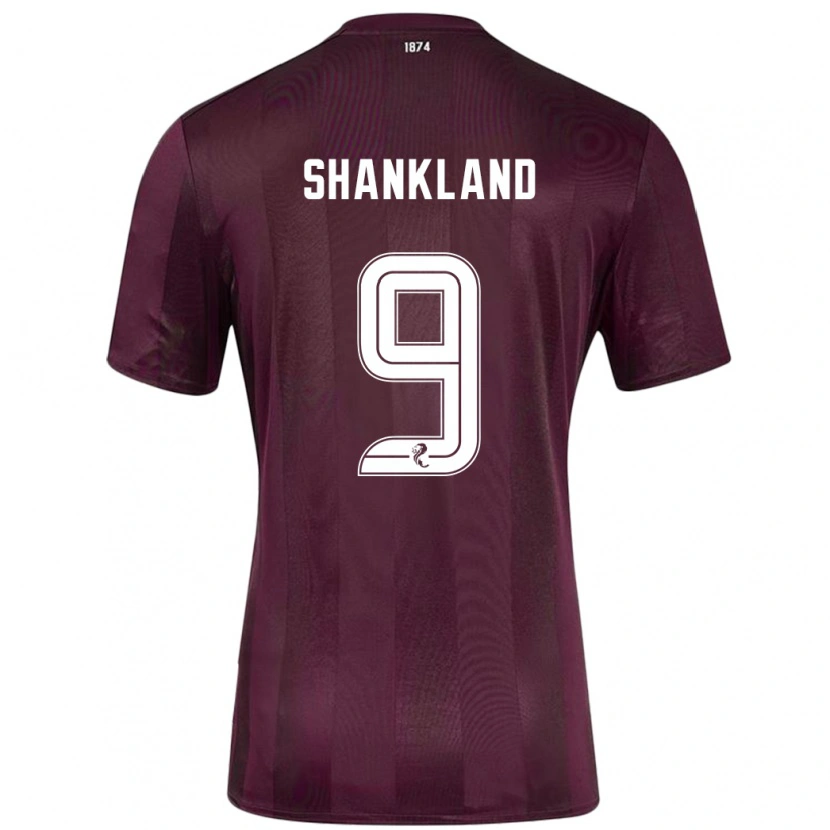 Danxen Damen Lawrence Shankland #9 Burgundrot Heimtrikot Trikot 2024/25 T-Shirt Schweiz