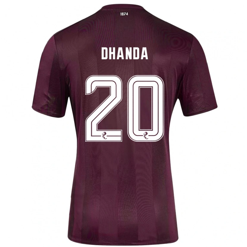 Danxen Damen Yan Dhanda #20 Burgundrot Heimtrikot Trikot 2024/25 T-Shirt Schweiz