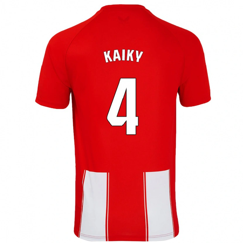 Danxen Damen Kaiky #4 Rot Weiß Heimtrikot Trikot 2024/25 T-Shirt Schweiz