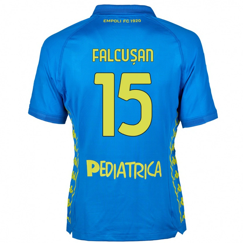 Danxen Damen Darius Fălcușan #15 Blau Heimtrikot Trikot 2024/25 T-Shirt Schweiz