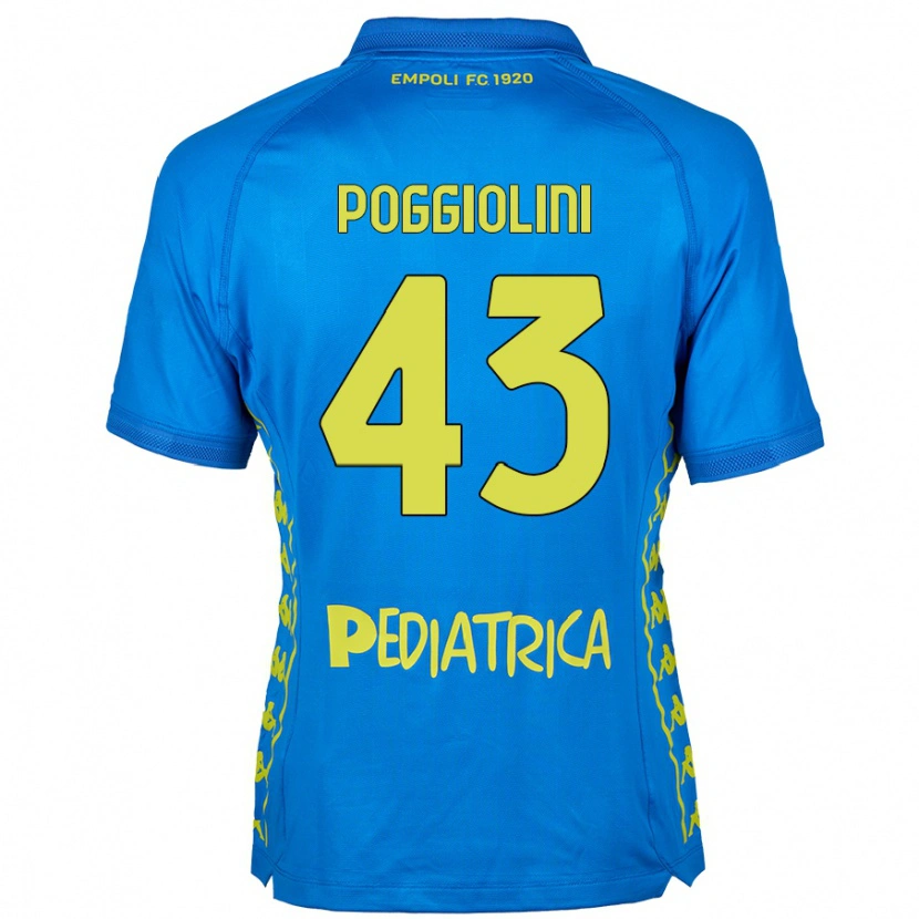 Danxen Damen Duccio Poggiolini #43 Blau Heimtrikot Trikot 2024/25 T-Shirt Schweiz