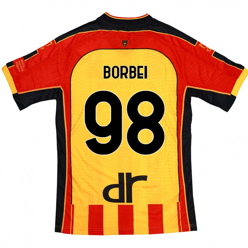 Danxen Damen Alexandru Borbei #98 Gelb Rot Heimtrikot Trikot 2024/25 T-Shirt Schweiz