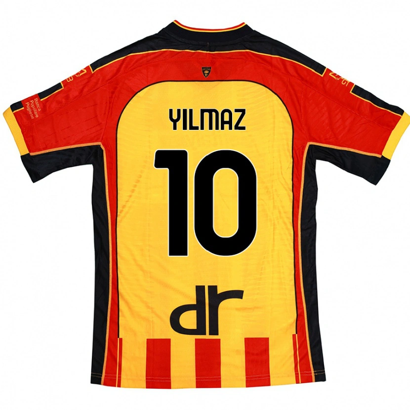 Danxen Damen Enes Yilmaz #10 Gelb Rot Heimtrikot Trikot 2024/25 T-Shirt Schweiz