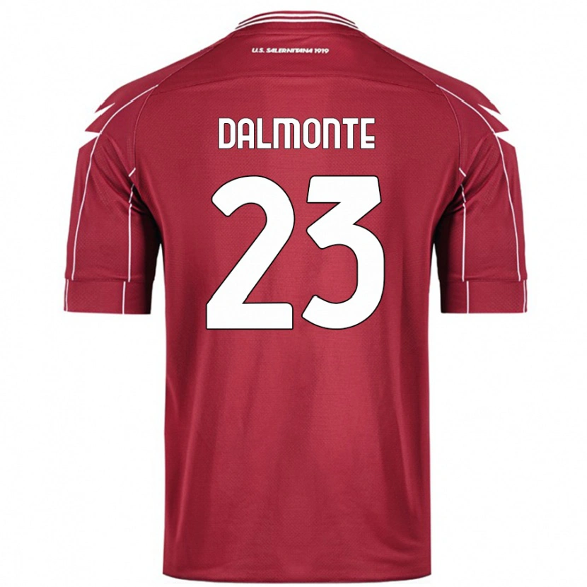 Danxen Damen Nicola Dalmonte #23 Burgundrot Heimtrikot Trikot 2024/25 T-Shirt Schweiz