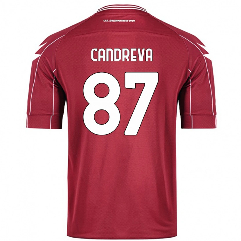 Danxen Damen Antonio Candreva #87 Burgundrot Heimtrikot Trikot 2024/25 T-Shirt Schweiz