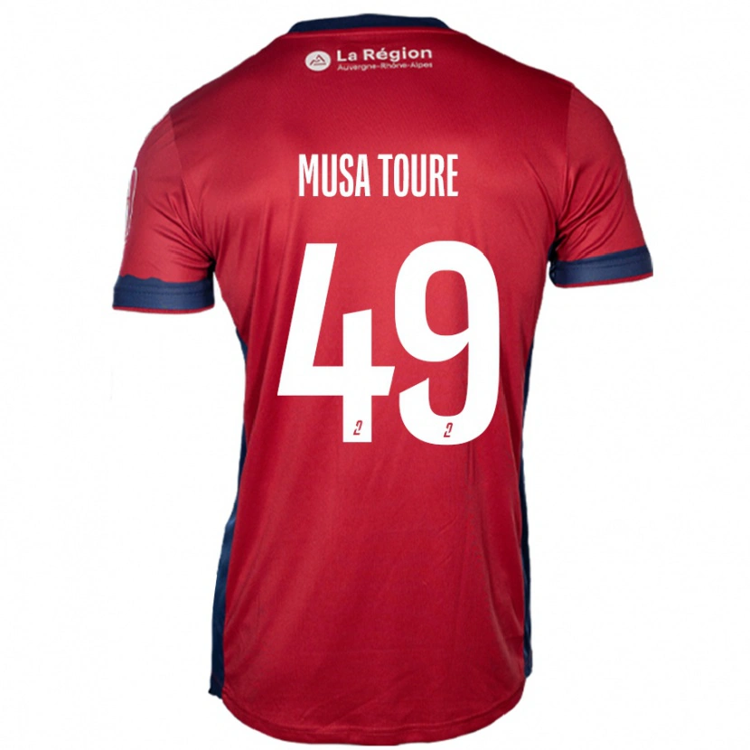 Danxen Damen Musa Toure #49 Hellburgunderrot Heimtrikot Trikot 2024/25 T-Shirt Schweiz