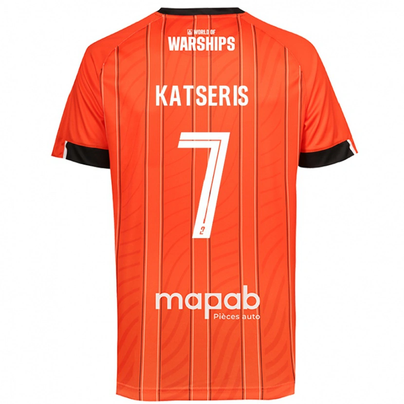 Danxen Damen Panos Katseris #7 Orange Heimtrikot Trikot 2024/25 T-Shirt Schweiz