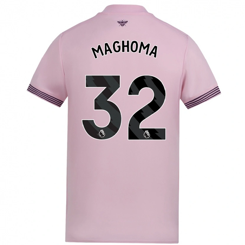 Danxen Damen Paris Maghoma #32 Rosa Auswärtstrikot Trikot 2024/25 T-Shirt Schweiz