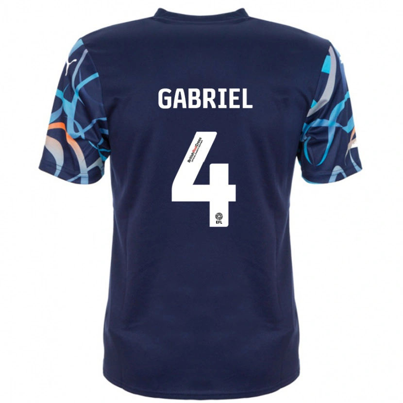 Danxen Damen Jordan Lawrence-Gabriel #4 Marineblau Auswärtstrikot Trikot 2024/25 T-Shirt Schweiz