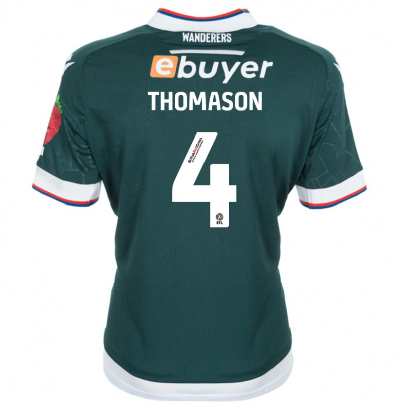 Danxen Damen George Thomason #4 Dunkelgrün Auswärtstrikot Trikot 2024/25 T-Shirt Schweiz