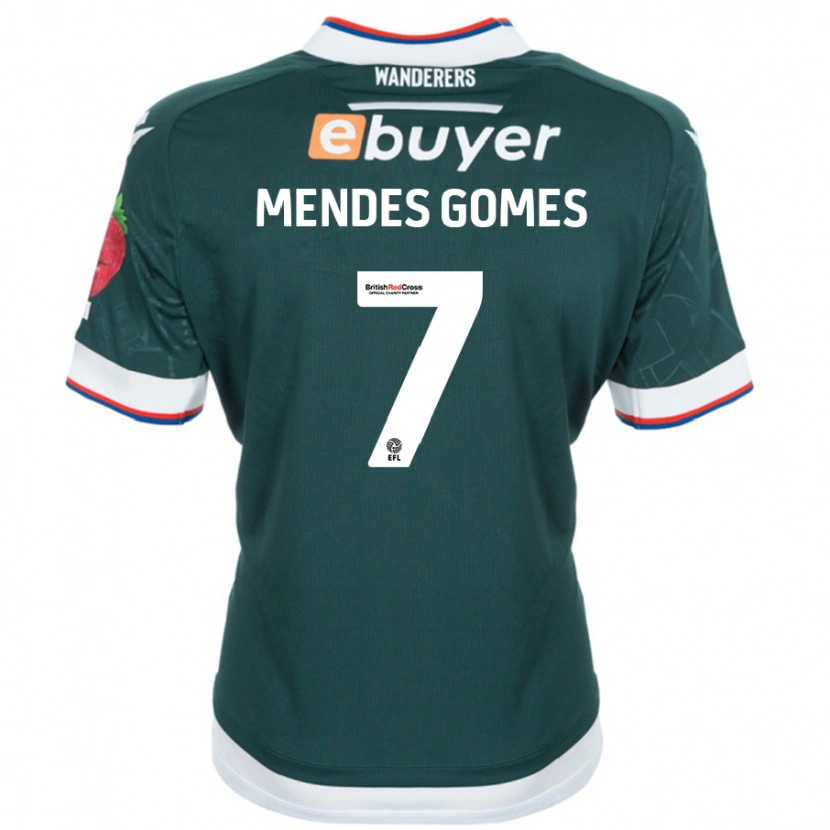 Danxen Damen Carlos Mendes #7 Dunkelgrün Auswärtstrikot Trikot 2024/25 T-Shirt Schweiz