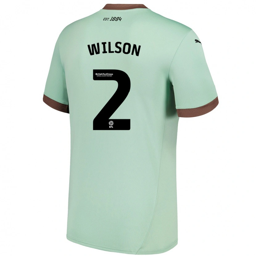 Danxen Damen Kane Wilson #2 Blassgrün Auswärtstrikot Trikot 2024/25 T-Shirt Schweiz