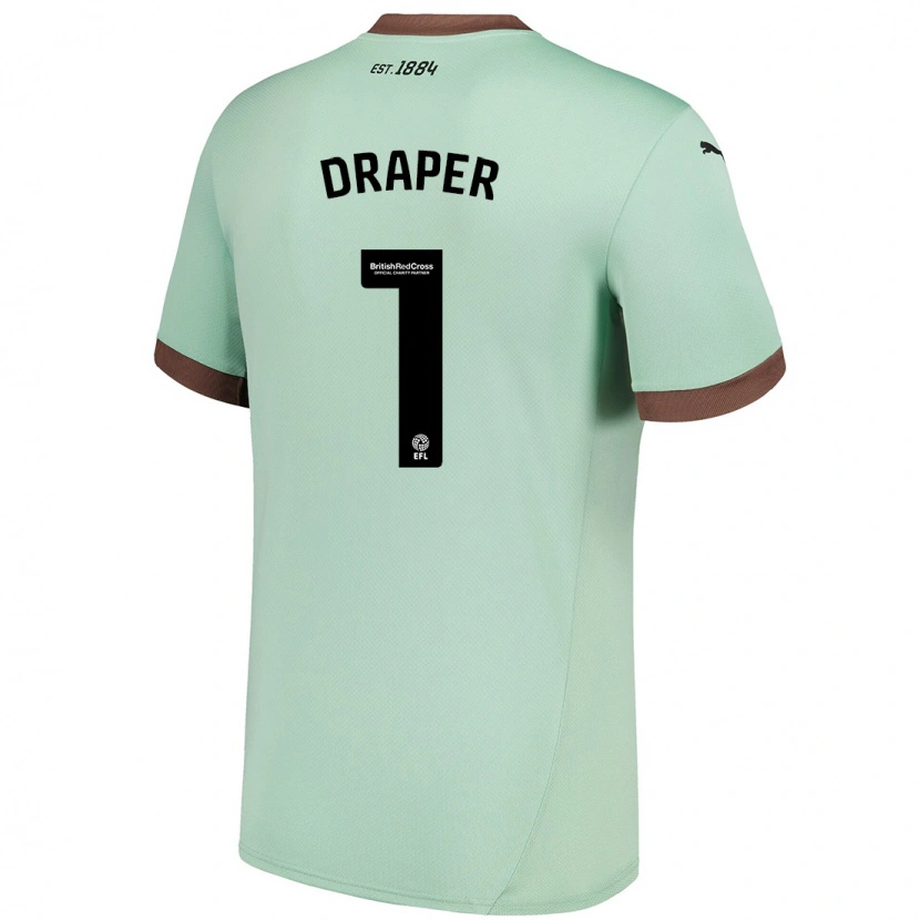 Danxen Damen Anna Draper #1 Blassgrün Auswärtstrikot Trikot 2024/25 T-Shirt Schweiz