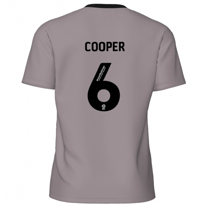 Danxen Damen Brandon Cooper #6 Grau Auswärtstrikot Trikot 2024/25 T-Shirt Schweiz