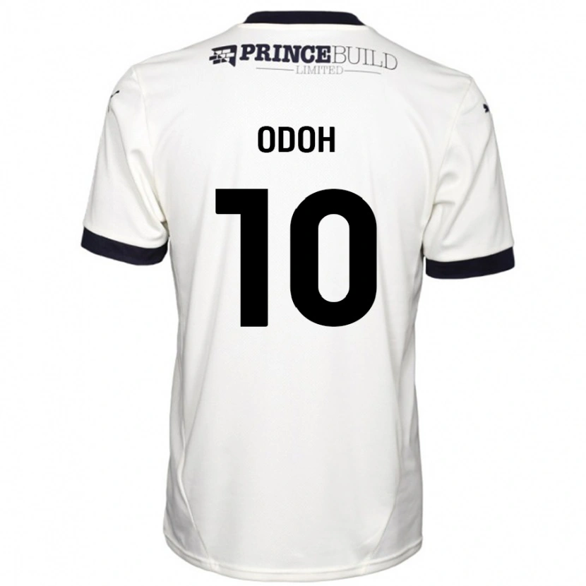 Danxen Damen Abraham Odoh #10 Cremeweiß Schwarz Auswärtstrikot Trikot 2024/25 T-Shirt Schweiz