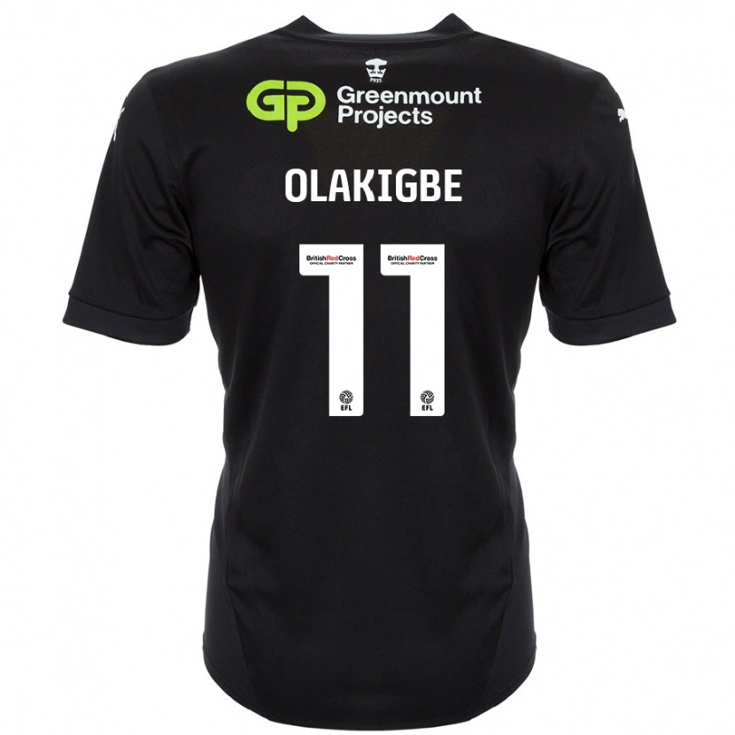 Danxen Damen Michael Olakigbe #11 Schwarz Auswärtstrikot Trikot 2024/25 T-Shirt Schweiz