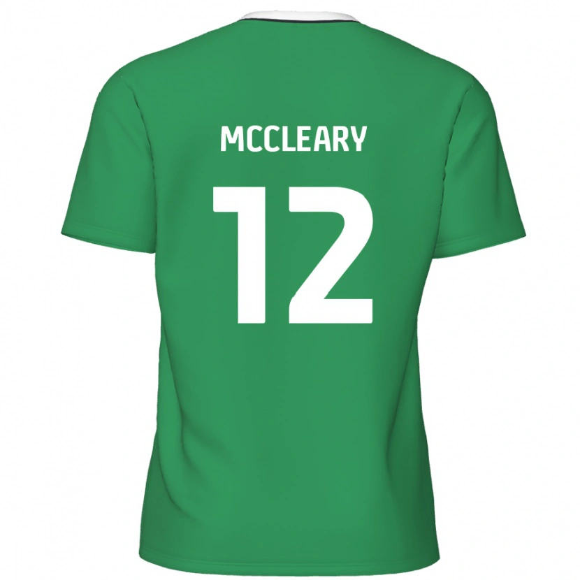 Danxen Damen Garath Mccleary #12 Grün Weiße Streifen Auswärtstrikot Trikot 2024/25 T-Shirt Schweiz