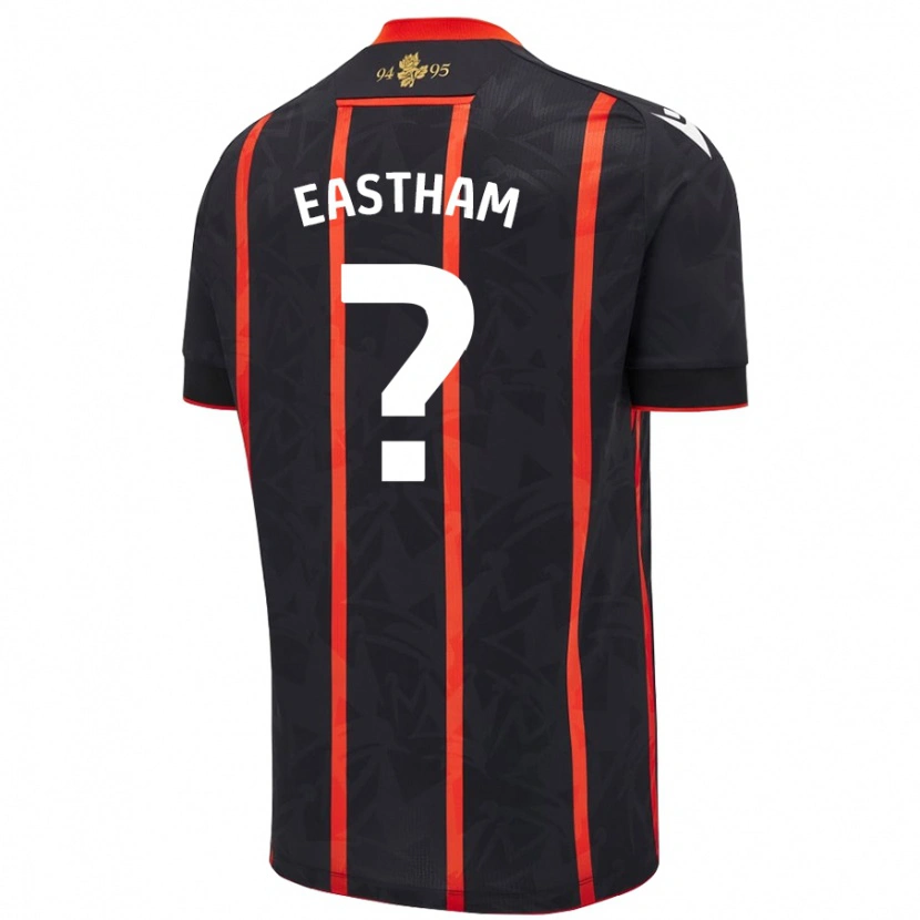 Danxen Damen Jordan Eastham #0 Schwarz Rot Auswärtstrikot Trikot 2024/25 T-Shirt Schweiz