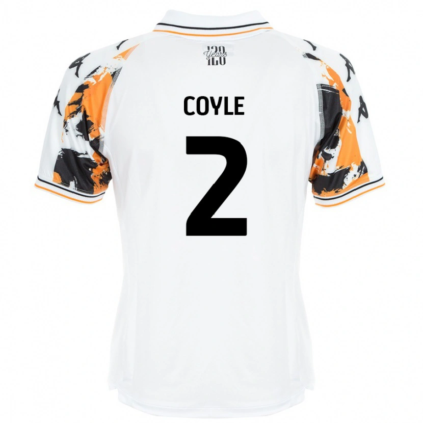 Danxen Damen Lewie Coyle #2 Weiß Auswärtstrikot Trikot 2024/25 T-Shirt Schweiz