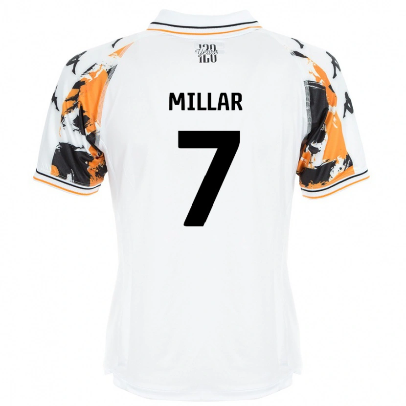 Danxen Damen Liam Millar #7 Weiß Auswärtstrikot Trikot 2024/25 T-Shirt Schweiz