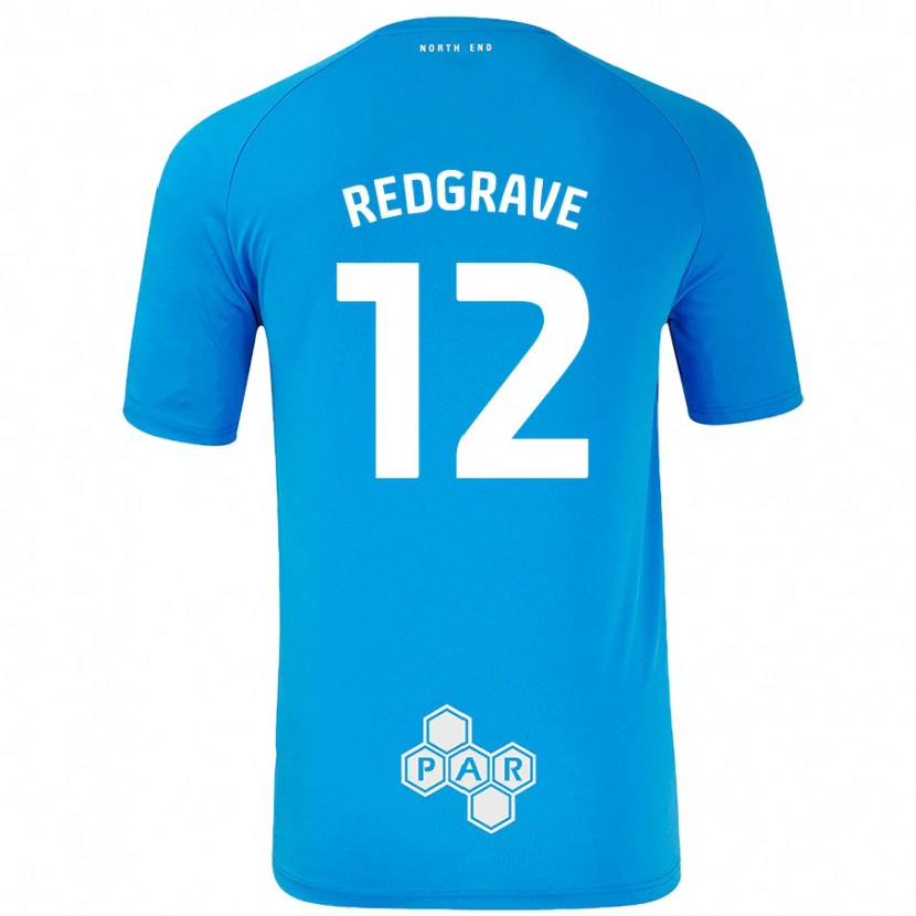 Danxen Damen Jodie Redgrave #12 Himmelblau Auswärtstrikot Trikot 2024/25 T-Shirt Schweiz