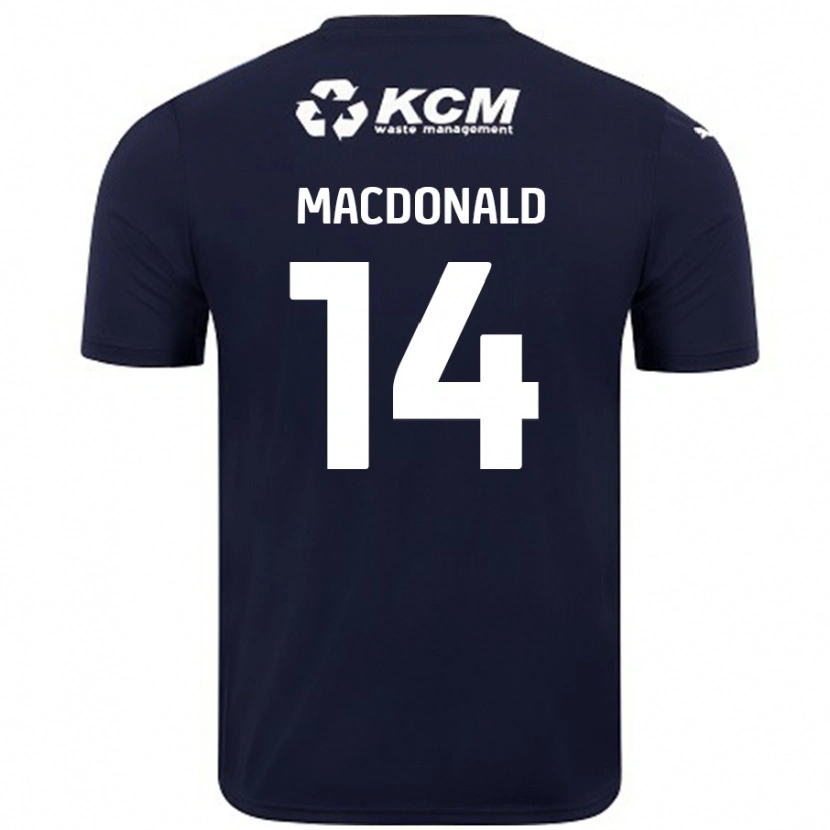 Danxen Damen Alex Macdonald #14 Marineblau Auswärtstrikot Trikot 2024/25 T-Shirt Schweiz