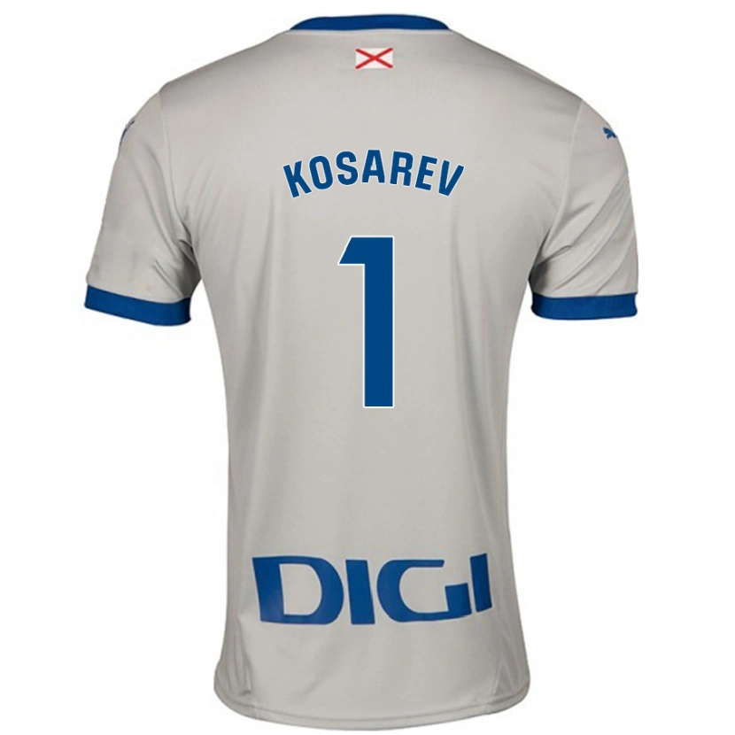 Danxen Damen Oleksandr Kosarev #1 Hellgrau Auswärtstrikot Trikot 2024/25 T-Shirt Schweiz