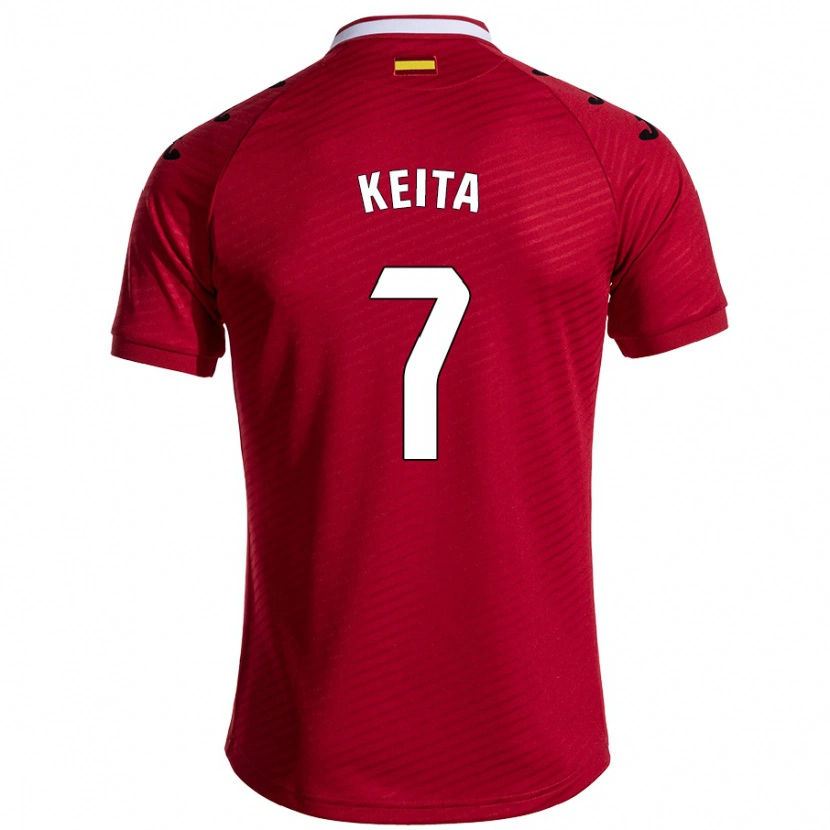 Danxen Damen Abdoulaye Keita #7 Dunkelrot Auswärtstrikot Trikot 2024/25 T-Shirt Schweiz