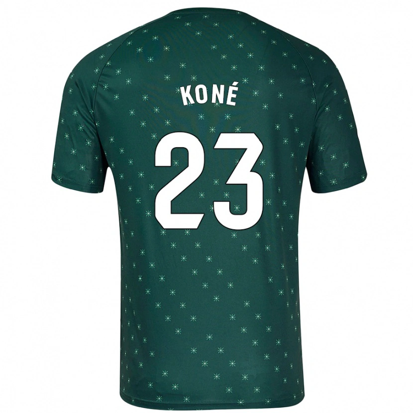 Danxen Damen Ibrahima Koné #23 Dunkelgrün Auswärtstrikot Trikot 2024/25 T-Shirt Schweiz