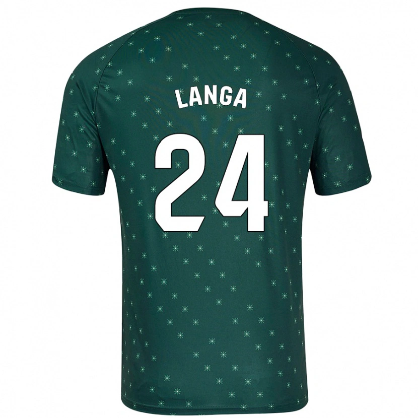 Danxen Damen Bruno Langa #24 Dunkelgrün Auswärtstrikot Trikot 2024/25 T-Shirt Schweiz