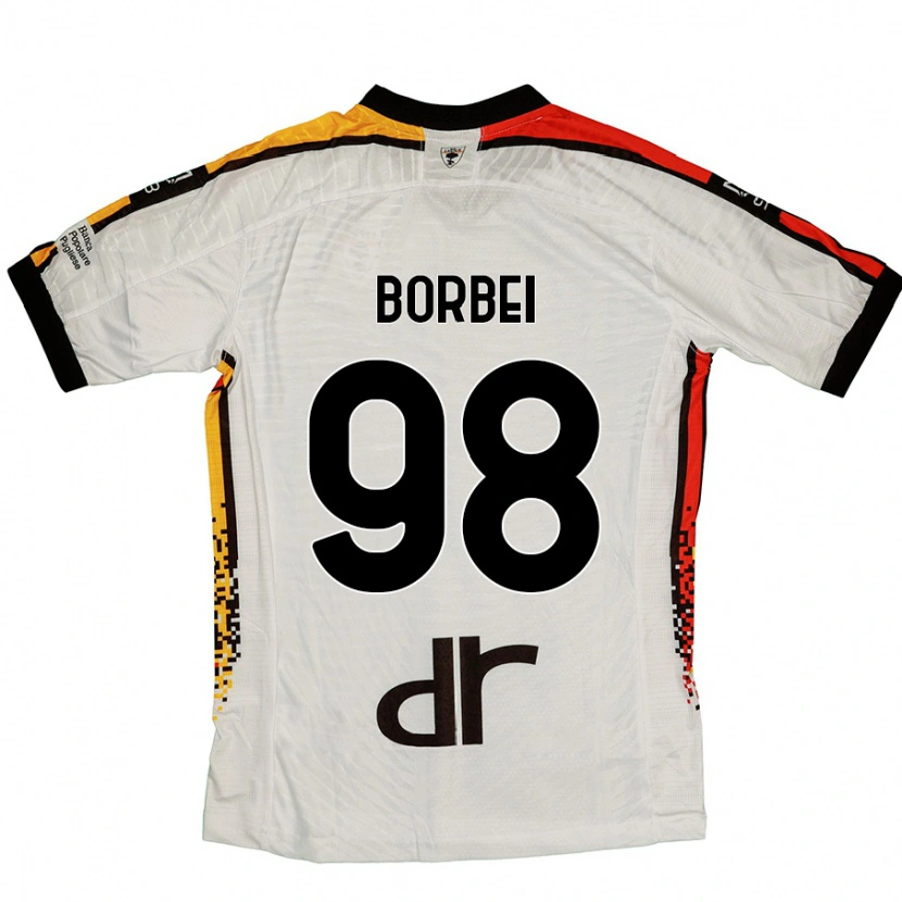 Danxen Damen Alexandru Borbei #98 Weiß Schwarz Auswärtstrikot Trikot 2024/25 T-Shirt Schweiz