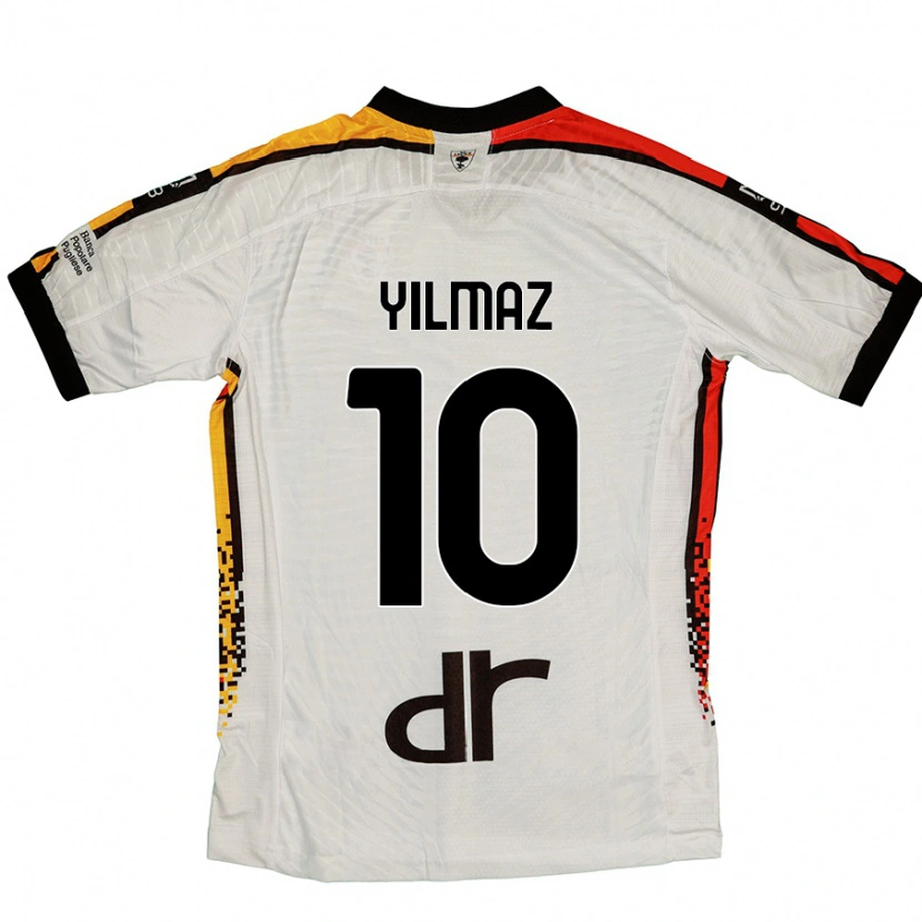 Danxen Damen Enes Yilmaz #10 Weiß Schwarz Auswärtstrikot Trikot 2024/25 T-Shirt Schweiz