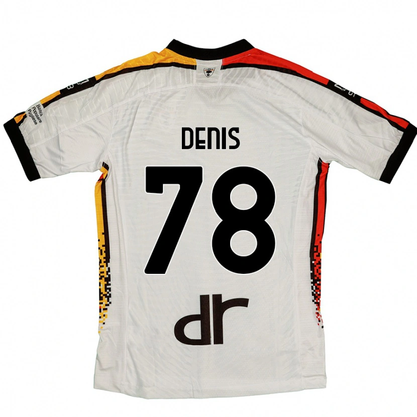 Danxen Damen Max Denis #78 Weiß Schwarz Auswärtstrikot Trikot 2024/25 T-Shirt Schweiz