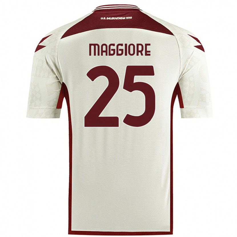 Danxen Damen Giulio Maggiore #25 Cremefarben Auswärtstrikot Trikot 2024/25 T-Shirt Schweiz