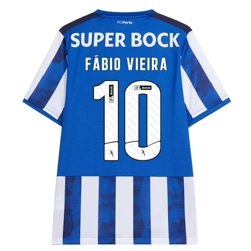 Danxen Kinder Fábio Vieira #10 Blau Weiß Heimtrikot Trikot 2024/25 T-Shirt Schweiz