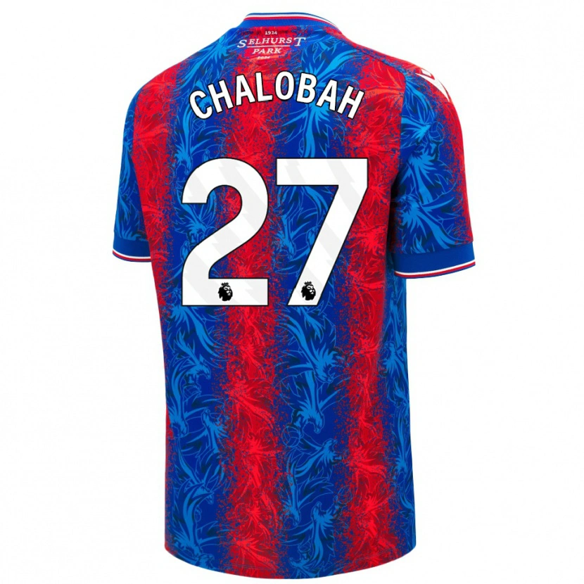 Danxen Kinder Trevoh Chalobah #27 Rot Blauen Streifen Heimtrikot Trikot 2024/25 T-Shirt Schweiz